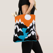 Bergbereiken stroombereiken tote bag (Dichtbij)