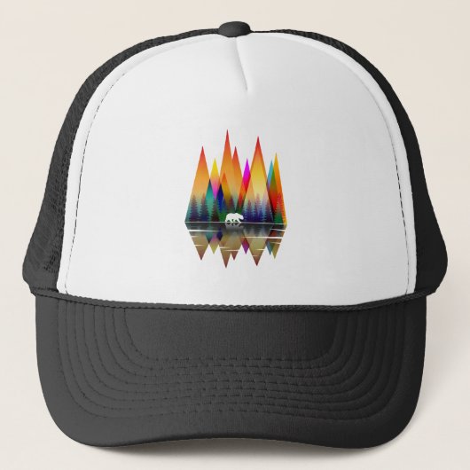 BERGBERENREGENBOOG TRUCKER PET (Voorkant)