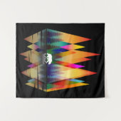 BERGBERENREGENBOOG WANDKLEED (Voorkant (horizontaal))