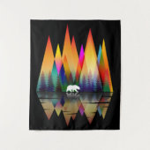 BERGBERENREGENBOOG WANDKLEED (Voorkant)