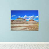 Bergbergen van Petrified Forest Canvas Afdruk (Insitu (Houten vloer))