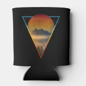 BERGBERGING NATUUR ZONSONDERGANG LANDSCHAP BLIKJESKOELER (Achterkant)