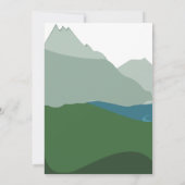 Bergbergkampering Kaart (Achterkant)