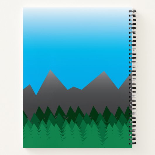 Bergbergnotebook Notitieboek (Achterkant)