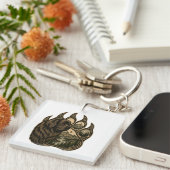 Bergbewaker – Newfoundland Paw Art Sleutelhanger (Voorkant Rechts)