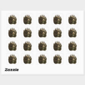 Bergbewaker – Newfoundland Paw-kunst Vierkante Sticker (Vel)