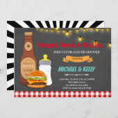 Bergbier en flessen met codebanddouche bedankkaart (Voorkant / Achterkant)