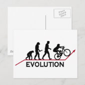 Bergbike Evolution Briefkaart (Voorkant / Achterkant)