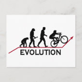 Bergbike Evolution Briefkaart (Voorkant)