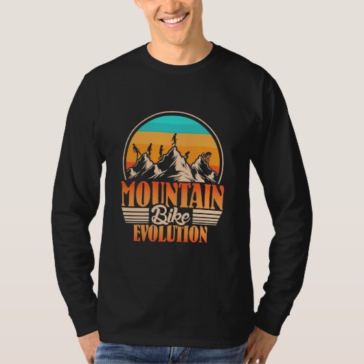 Bergbike Evolution T-shirt (Voorkant)