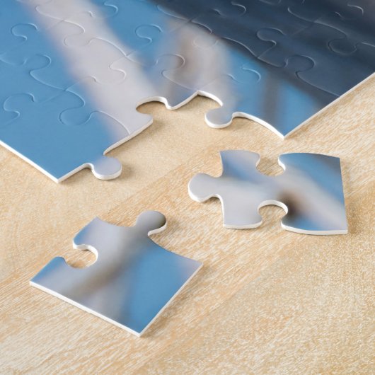 Bergblauw Legpuzzel (Zijkant)