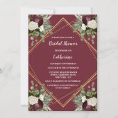 Bergbloem met roos kaart (Voorkant)