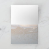 Bergbloemen, blanco in Wenskaart Kaart (Binnen)