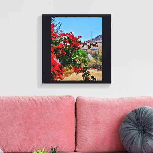 Bergbloemen Canvas Afdruk (Insitu (Woonkamer))