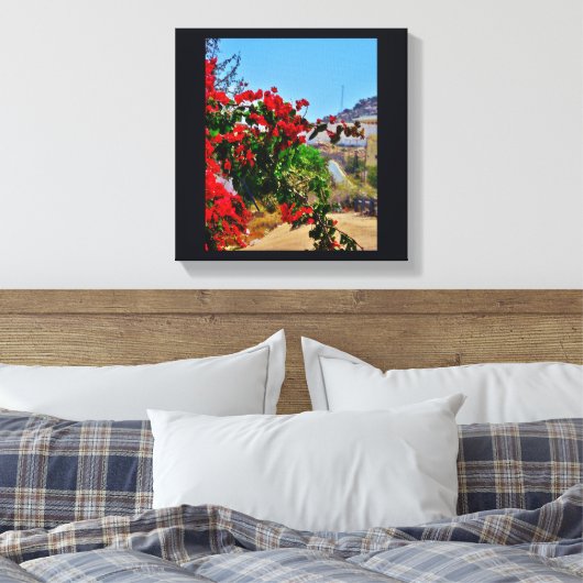 Bergbloemen Canvas Afdruk (Insitu (Slaapkamer))