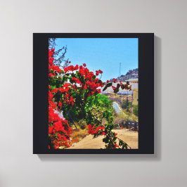 Bergbloemen Canvas Afdruk