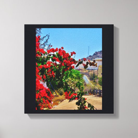 Bergbloemen Canvas Afdruk (Voorkant)