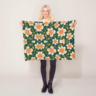 Bergbloemen Dekbed Fleece Deken