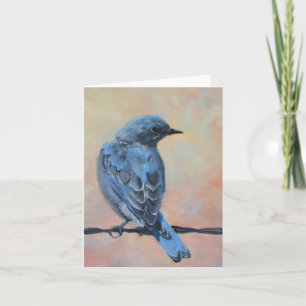 Bergbluebird Fine Art altijd Kaart