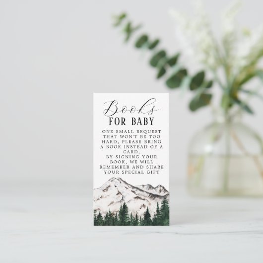 Bergboeken voor Baby Enclosure Kaart (Staand voorkant)