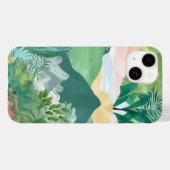 Bergbomen en palmbomen Case-Mate iPhone case (Achterkant (horizontaal))