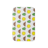 Bergbomen - Zonnekamperkaken Badmat (Voorkant Verticaal)