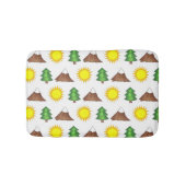 Bergbomen - Zonnekamperkaken Badmat (Voorkant)