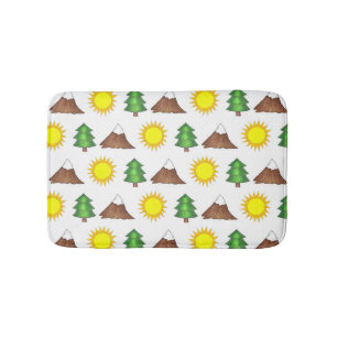 Bergbomen - Zonnekamperkaken Badmat