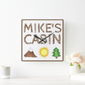 Bergbomen - Zonnekamperkaken Vierkante Klok (Huis)