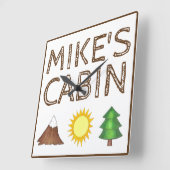 Bergbomen - Zonnekamperkaken Vierkante Klok (Hoek)