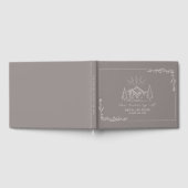 Bergbos Amethyst Rustic Wedding Gastenboek (Volledig)