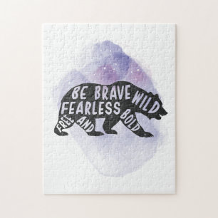 Bergbos Beer Lover Silhouette Legpuzzel