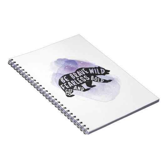 Bergbos Beer Lover Silhouette Notitieboek (Rechterzijde)