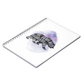 Bergbos Beer Lover Silhouette Notitieboek (Linkerzijde)