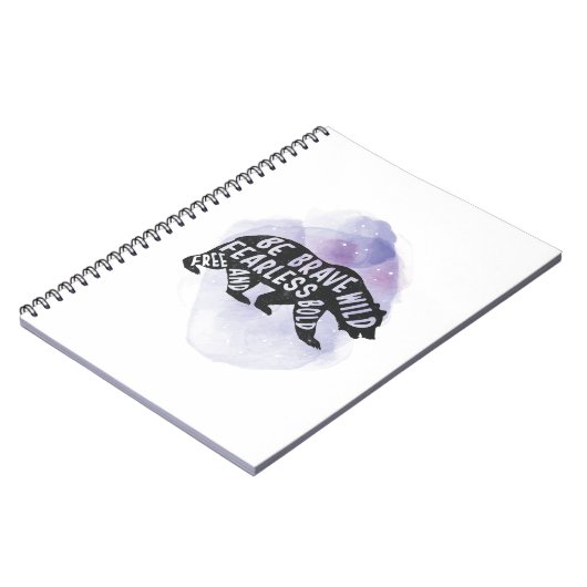 Bergbos Beer Lover Silhouette Notitieboek (Linkerzijde)