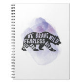 Bergbos Beer Lover Silhouette Notitieboek (Voorkant)