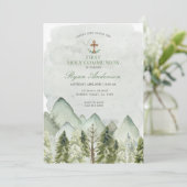 Bergbos Eerste Heilige Communie Kaart (Staand voorkant)