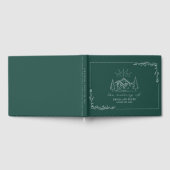 Bergbos Emerald Rustic Wedding Guest Book Gastenboek (Volledig)
