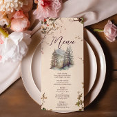  Bergbos Evergreen Tree Bruiloft Menu