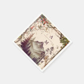  Bergbos Evergreen Tree Bruiloft Servet (Hoek)