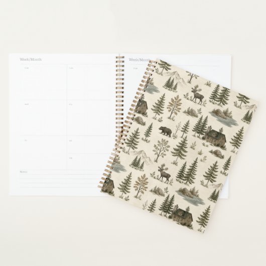 Bergbos Hut Beer Eland Grote Buitenlucht Planner (Display)