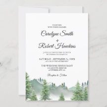 Bergbos in één bruiloft