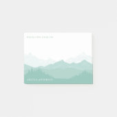 Bergbos met naam groot post-it® notes (Voorkant)