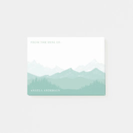 Bergbos met naam groot post-it® notes