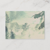 Bergbos Modern RSVP 3x2 Informatiekaartje (Achterkant)