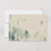 Bergbos Modern Save The Date (Achterkant)