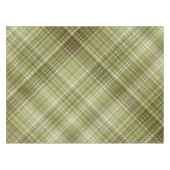 Bergbos Olijfgroene Plaid Tafelkleed (Voorkant (Horizontaal))
