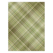 Bergbos Olijfgroene Plaid Tafelkleed (Voorkant)