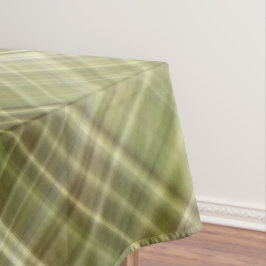 Bergbos Olijfgroene Plaid Tafelkleed