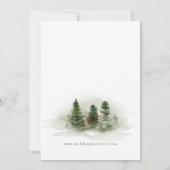 Bergbos Sla de datum op Save The Date (Achterkant)